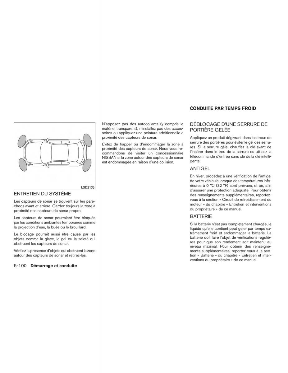 Nissan Altima L33 FL V 5  manuel du proprietaire / page 435