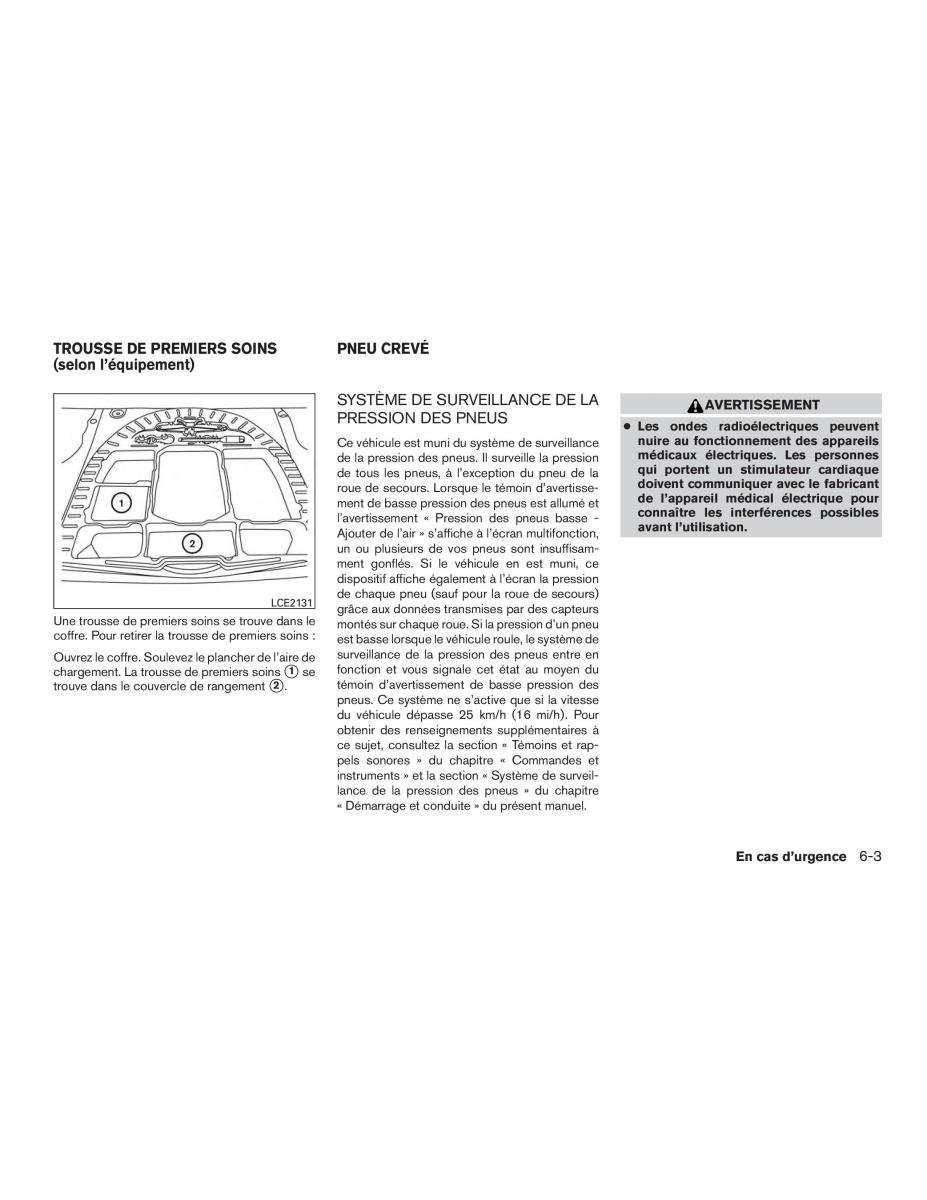 Nissan Altima L33 FL V 5  manuel du proprietaire / page 442