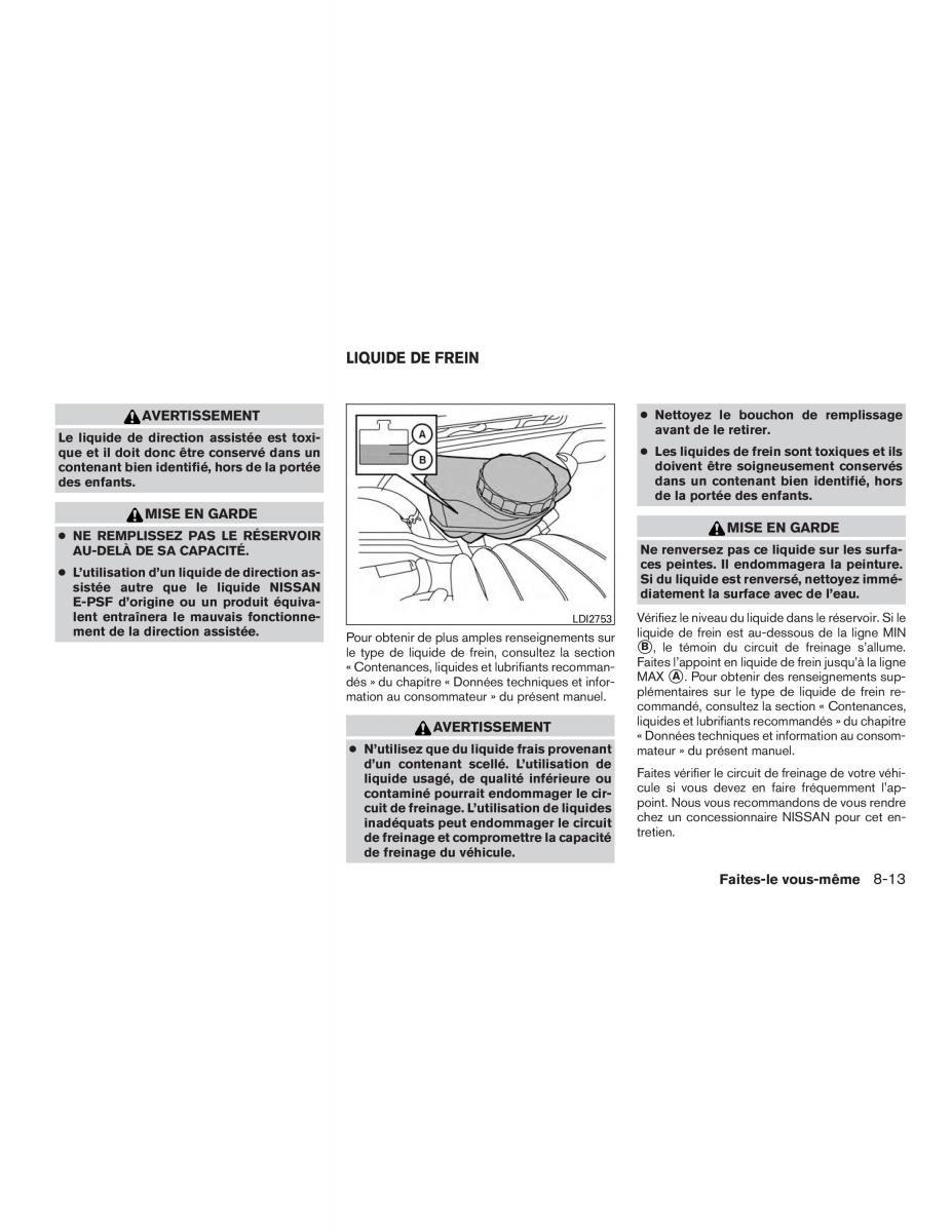 Nissan Altima L33 FL V 5  manuel du proprietaire / page 478