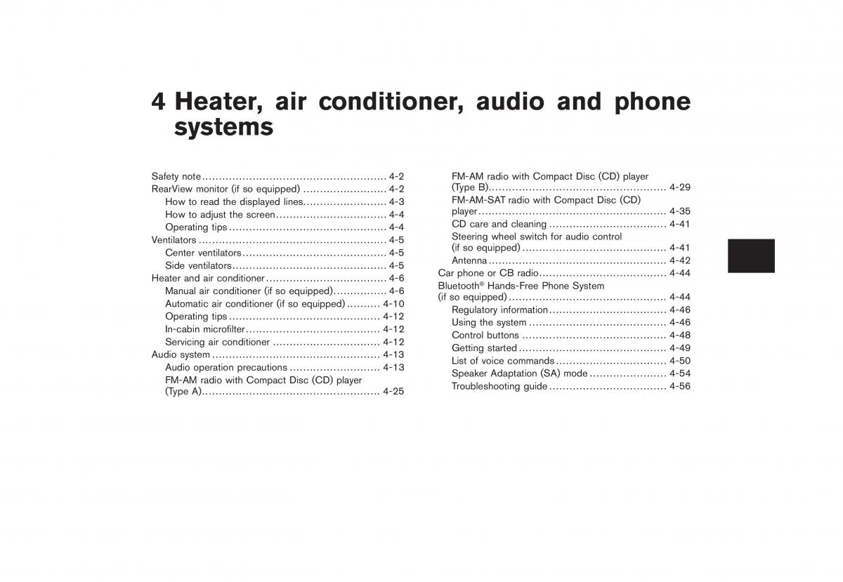 Nissan Cube owners manual / page 143