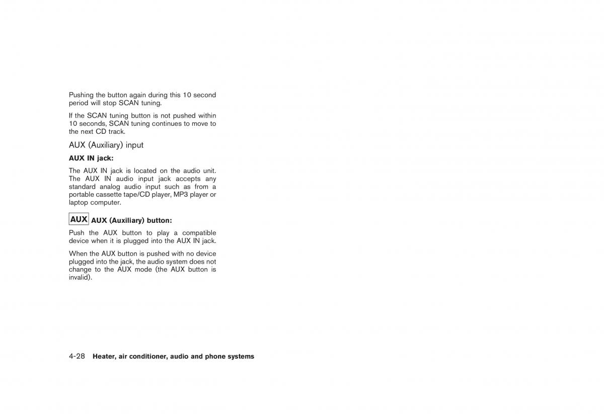 Nissan Cube owners manual / page 170