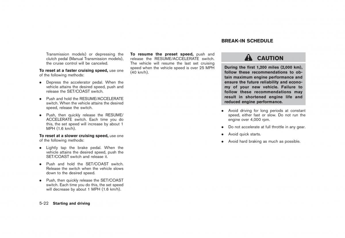 Nissan Cube owners manual / page 222