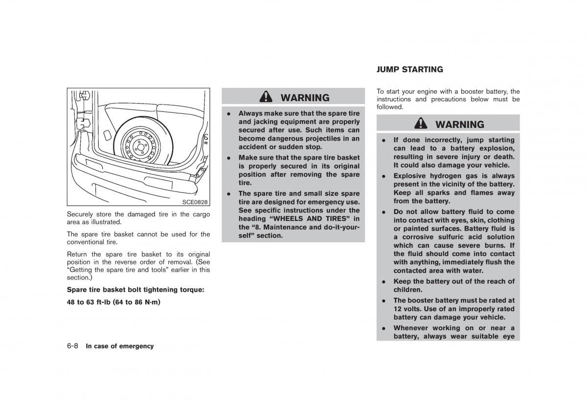 Nissan Cube owners manual / page 240