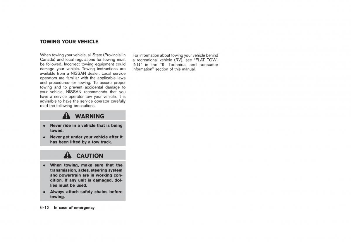 Nissan Cube owners manual / page 244