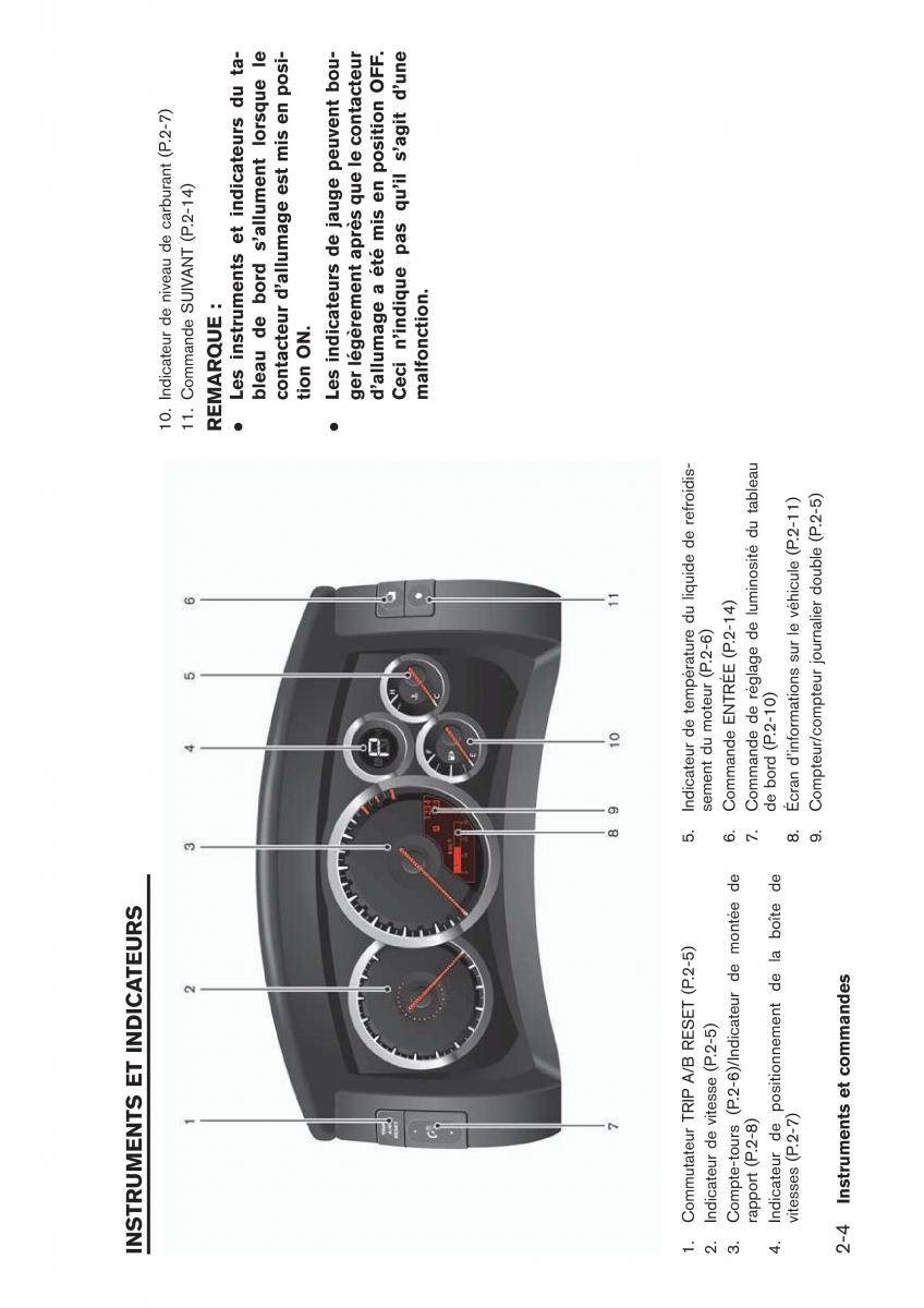 Nissan GT R manuel du proprietaire / page 89