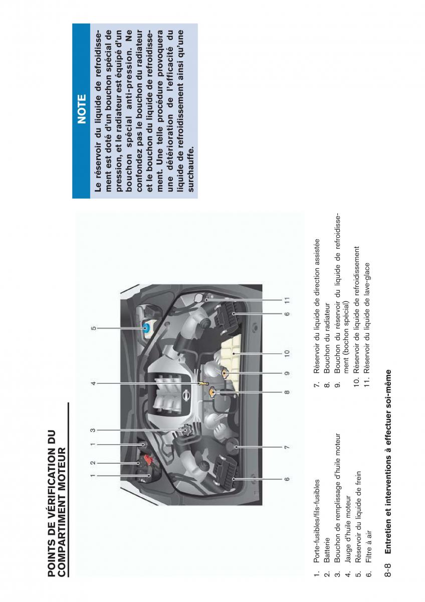 Nissan GT R manuel du proprietaire / page 263