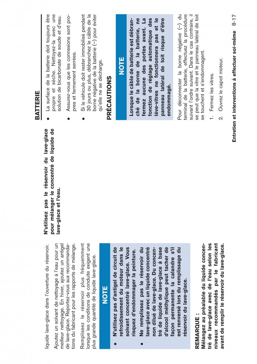 Nissan GT R manuel du proprietaire / page 272