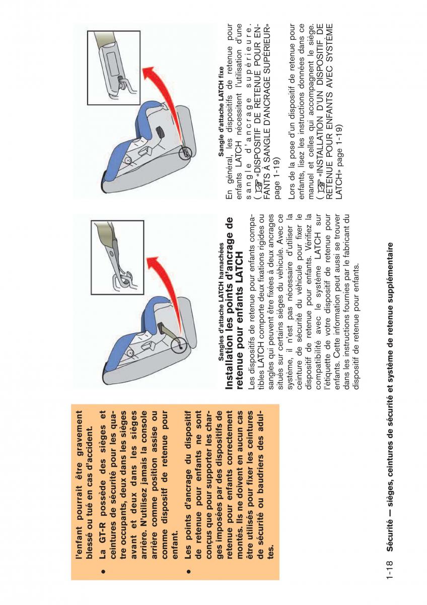 Nissan GT R manuel du proprietaire / page 49