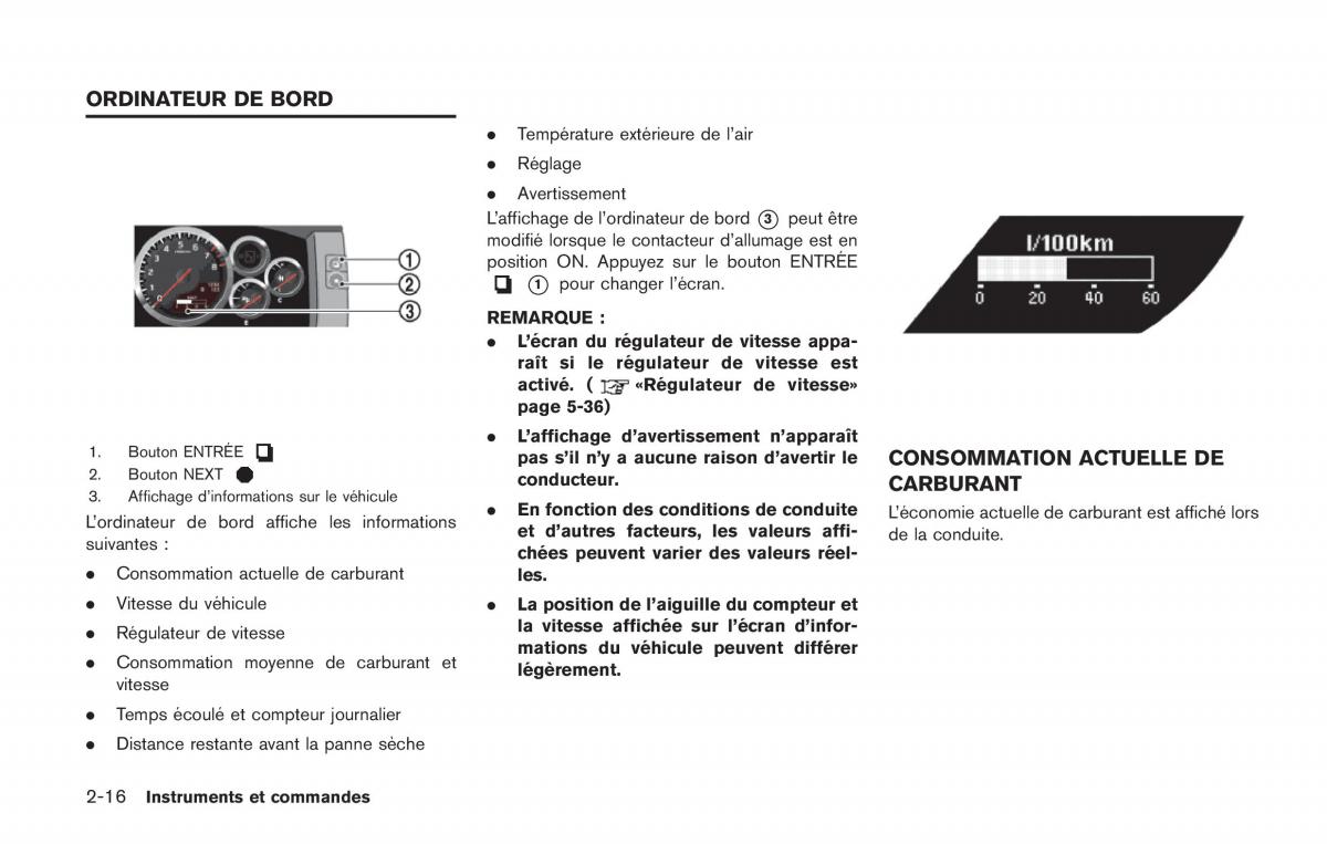 Nissan GT R FL manuel du proprietaire / page 127