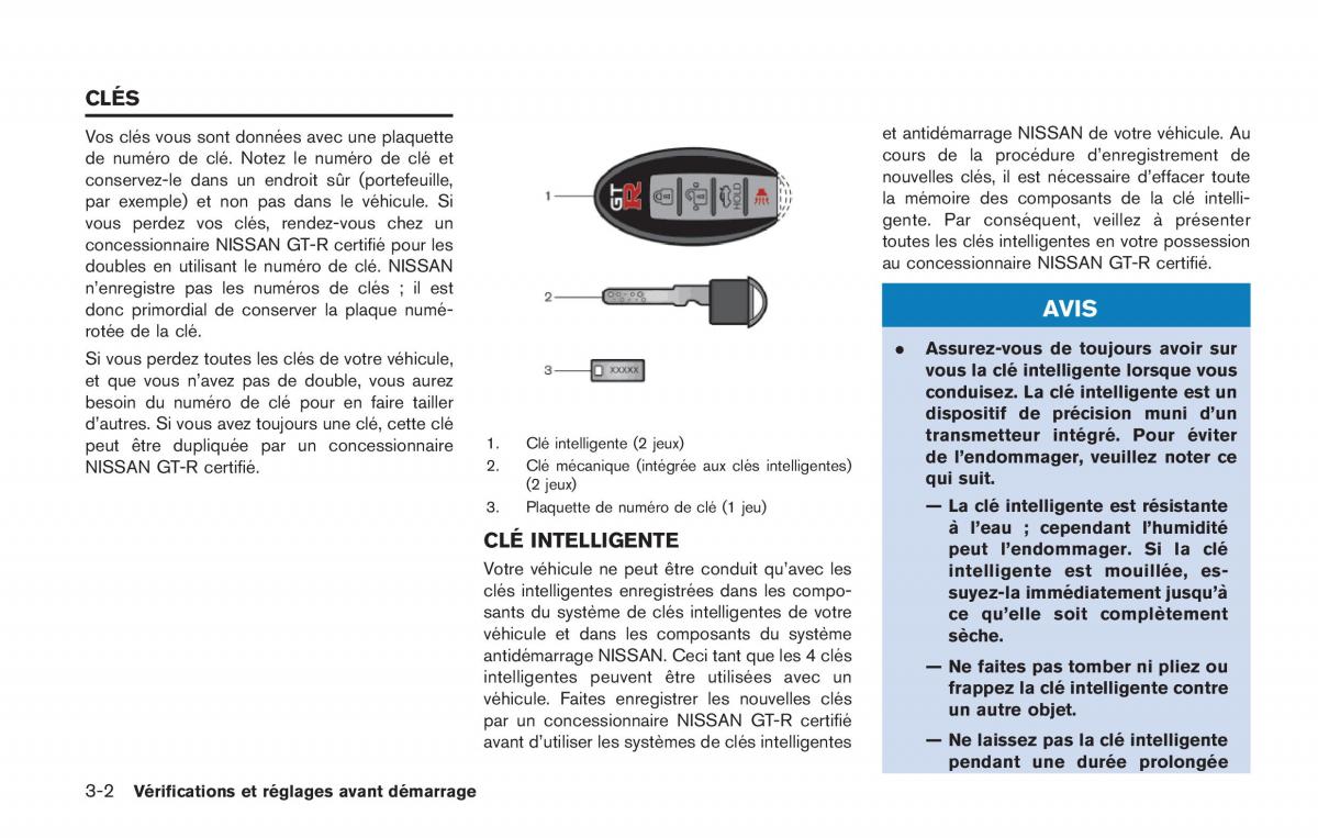 Nissan GT R FL manuel du proprietaire / page 185