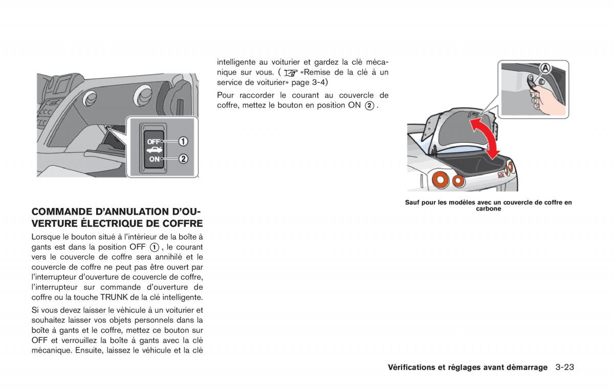 Nissan GT R FL manuel du proprietaire / page 206