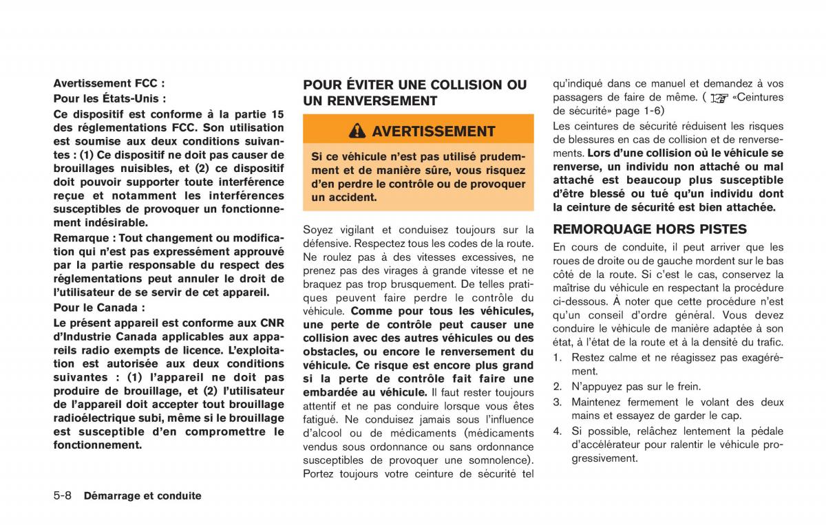 Nissan GT R FL manuel du proprietaire / page 225