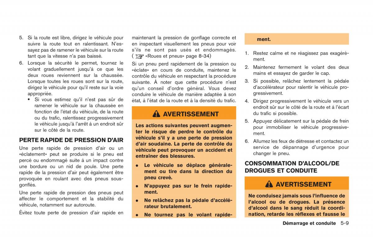 Nissan GT R FL manuel du proprietaire / page 226