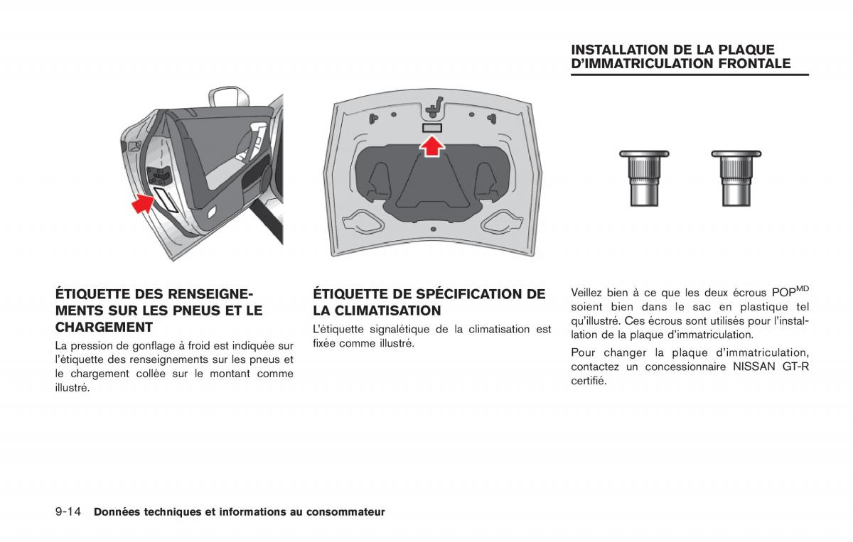 Nissan GT R FL manuel du proprietaire / page 371