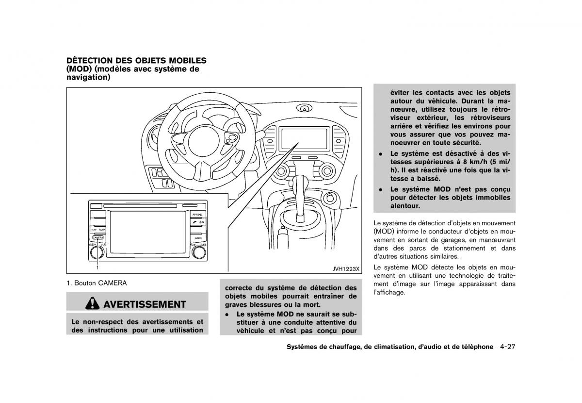 Nissan Juke FL manuel du proprietaire / page 197