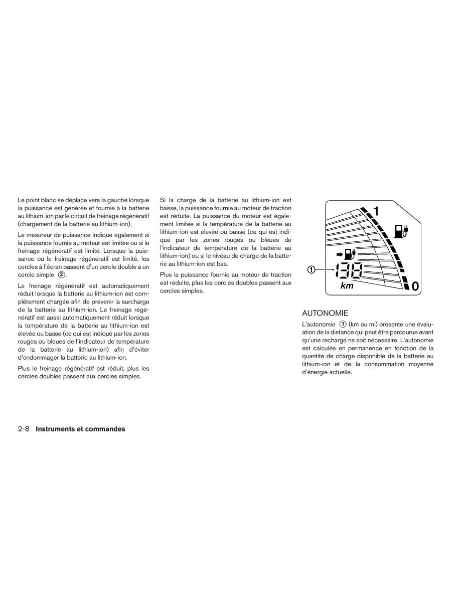 Nissan Leaf manuel du proprietaire / page 163