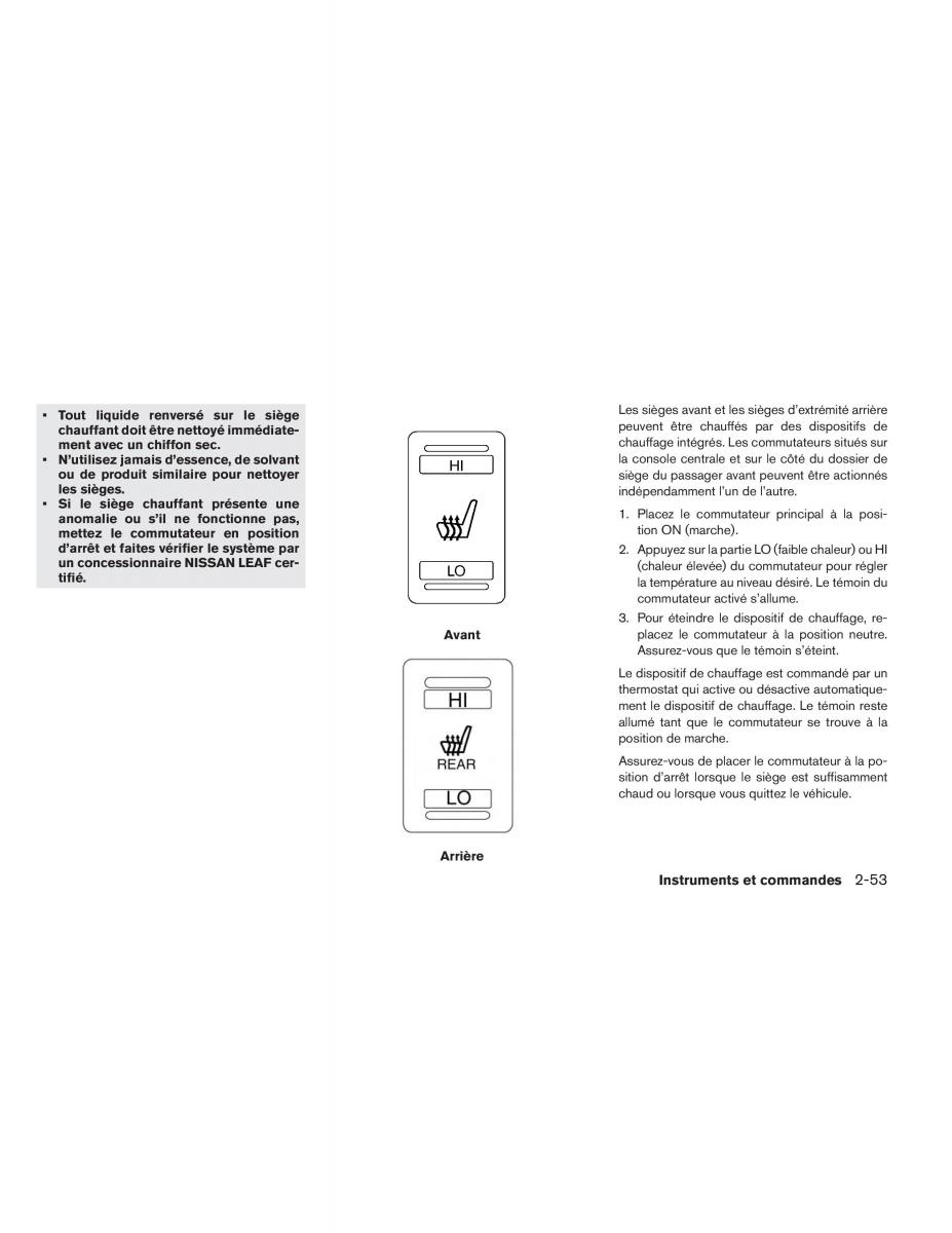 Nissan Leaf manuel du proprietaire / page 208