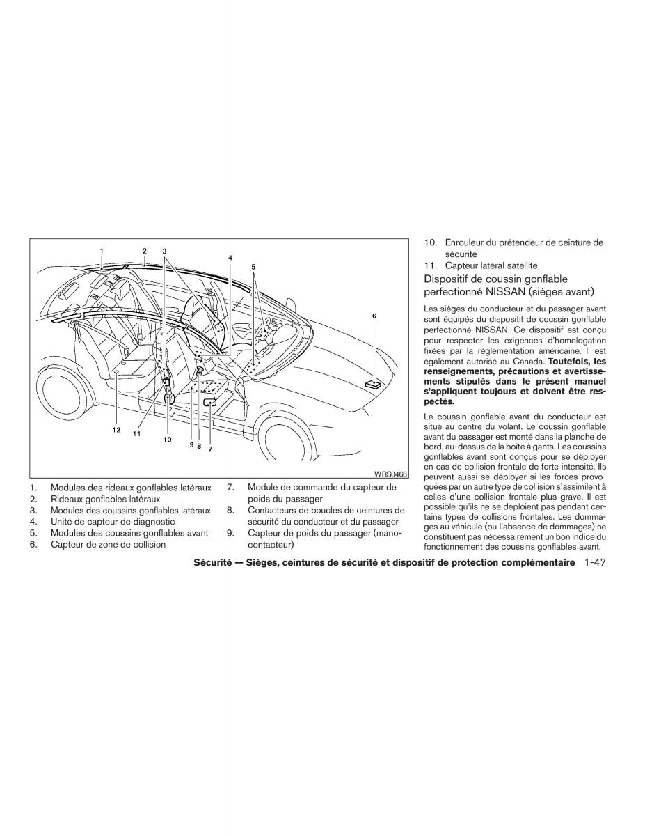 Nissan Maxima VI 6 A34 manuel du proprietaire / page 63