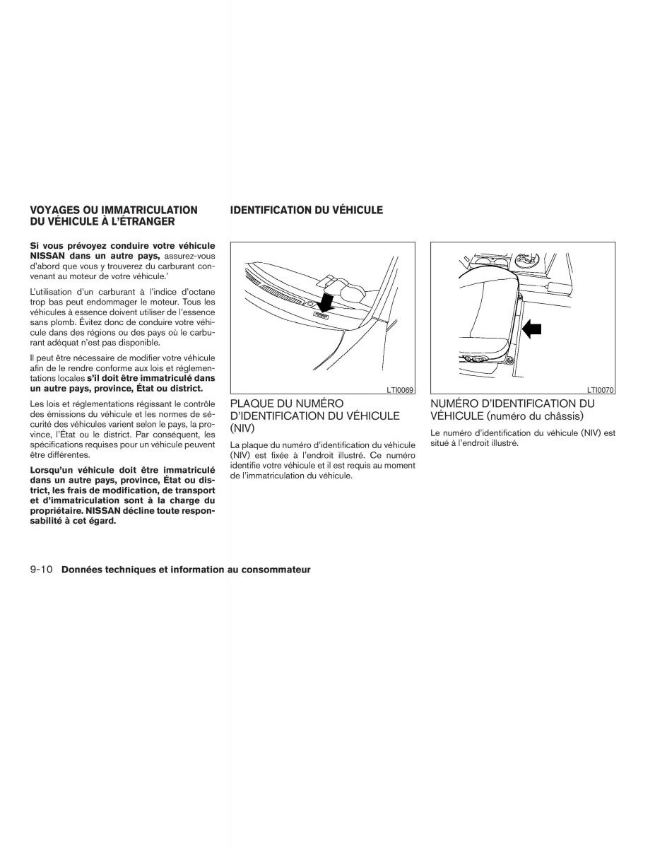 Nissan Maxima VI 6 A34 manuel du proprietaire / page 318