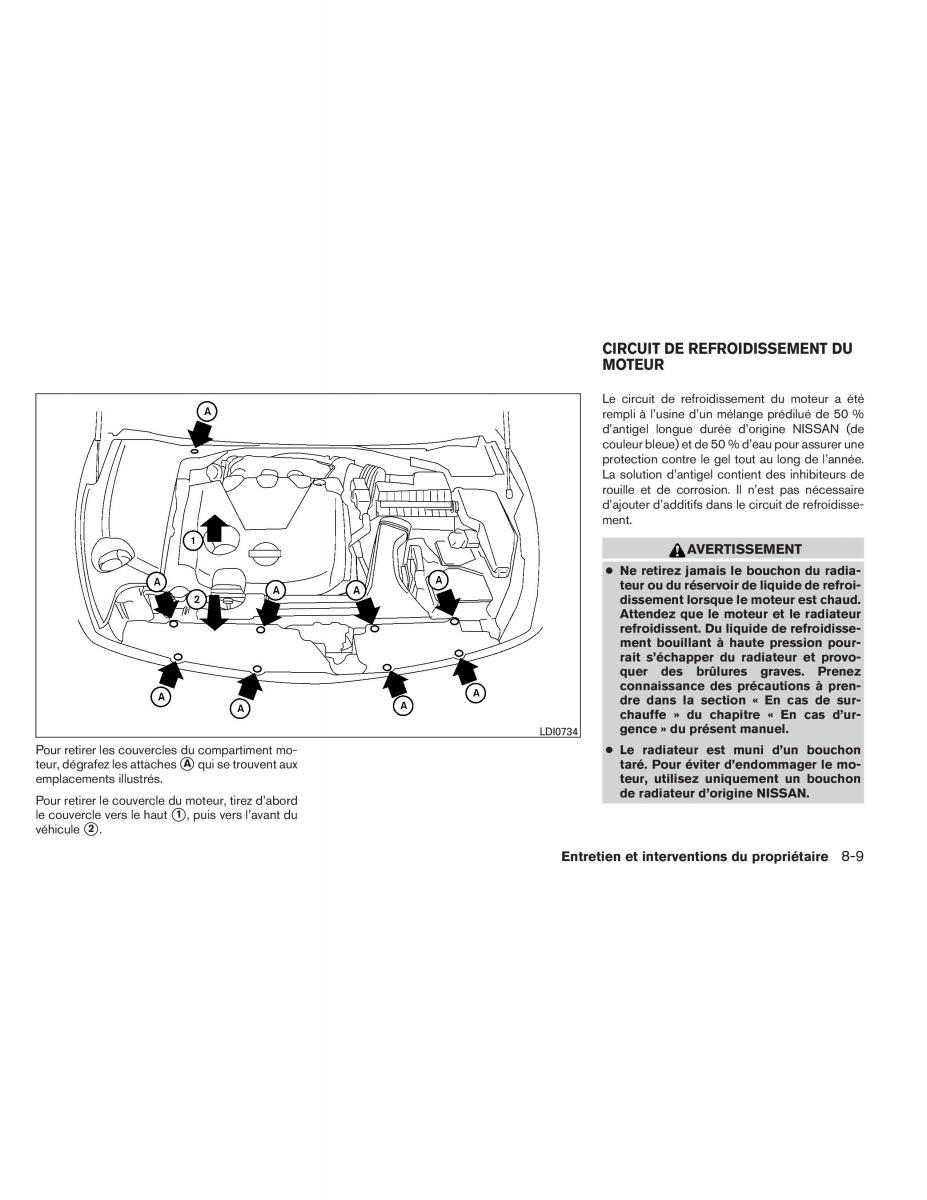 Nissan Maxima VII 7 A35 manuel du proprietaire / page 412