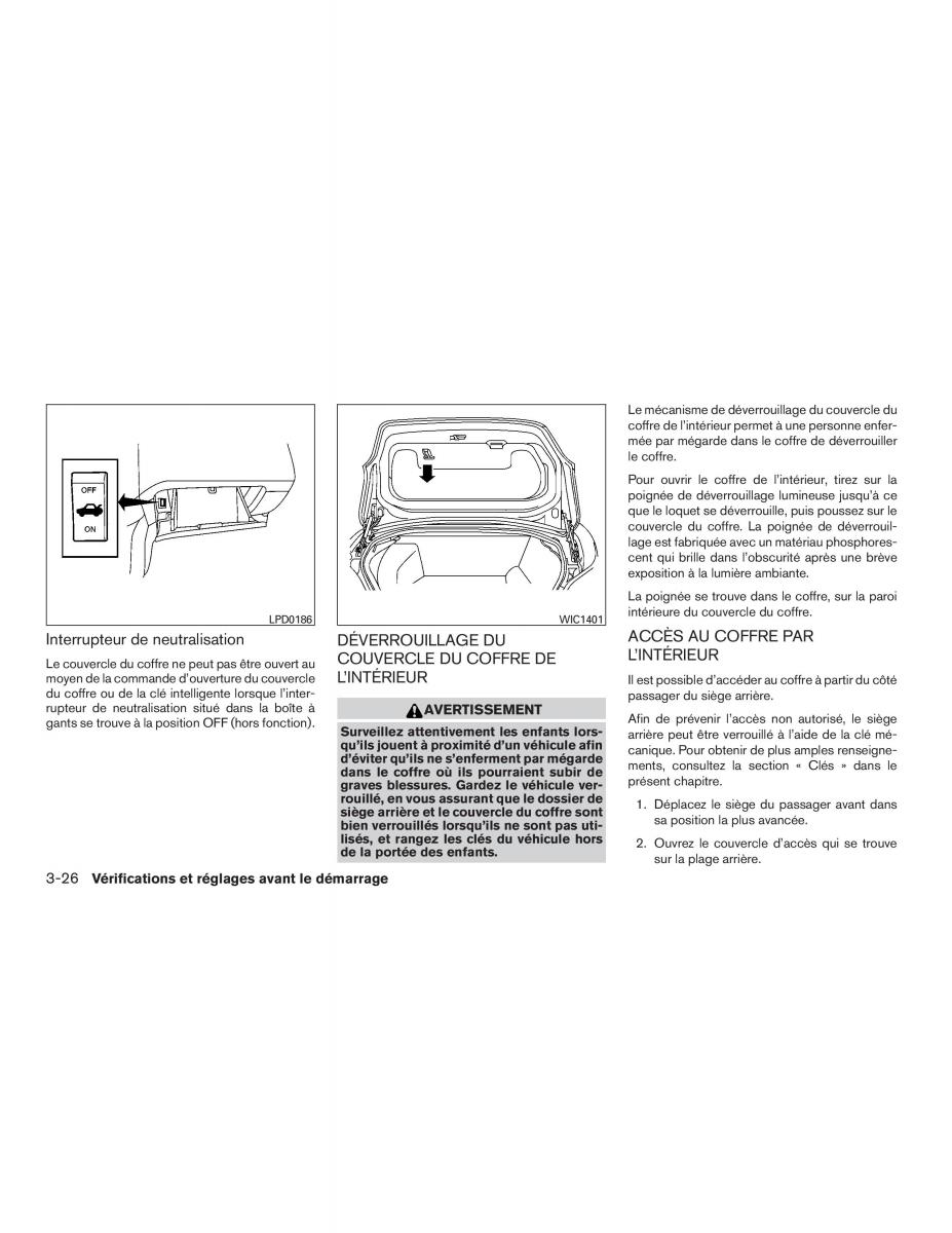 Nissan Maxima VIII 8 A36 manuel du proprietaire / page 189