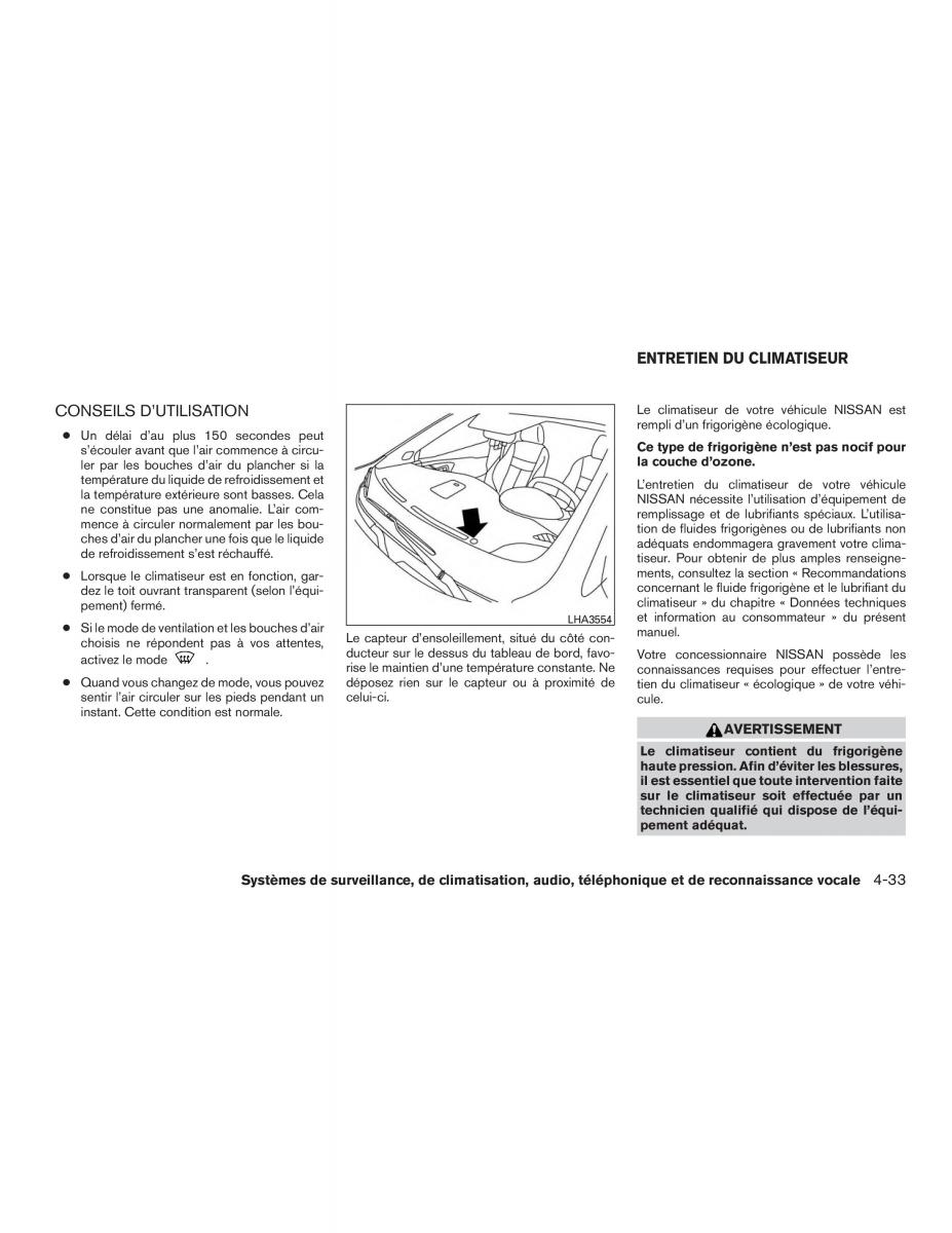 Nissan Maxima VIII 8 A36 manuel du proprietaire / page 234