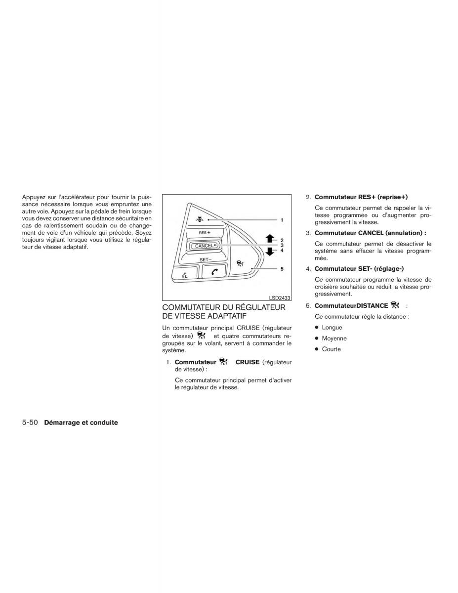 Nissan Maxima VIII 8 A36 manuel du proprietaire / page 287