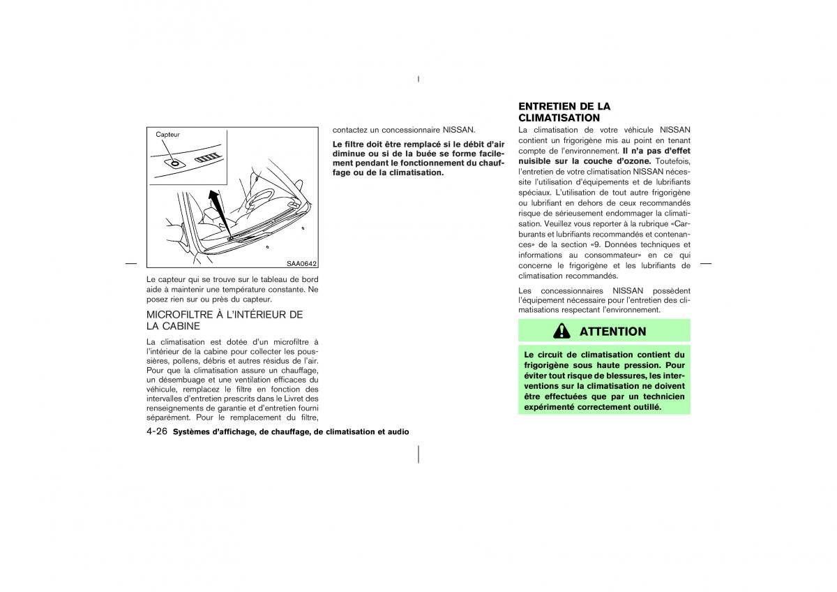 Nissan Murano Z50 manuel du proprietaire / page 199