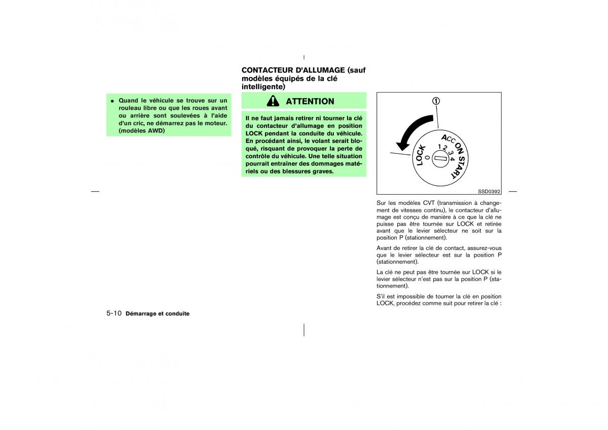 Nissan Murano Z50 manuel du proprietaire / page 233