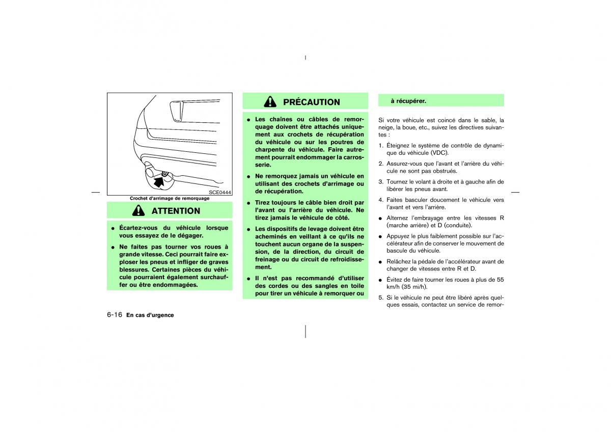 Nissan Murano Z50 manuel du proprietaire / page 279