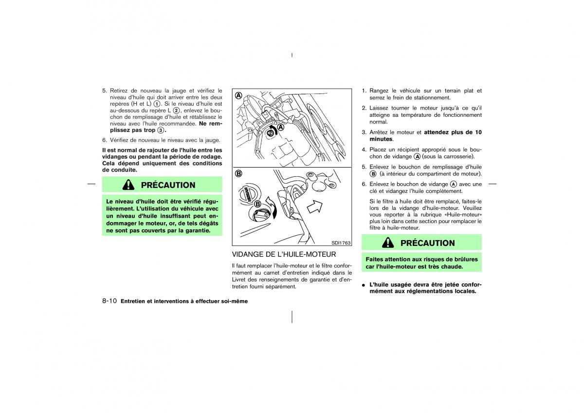 Nissan Murano Z50 manuel du proprietaire / page 299