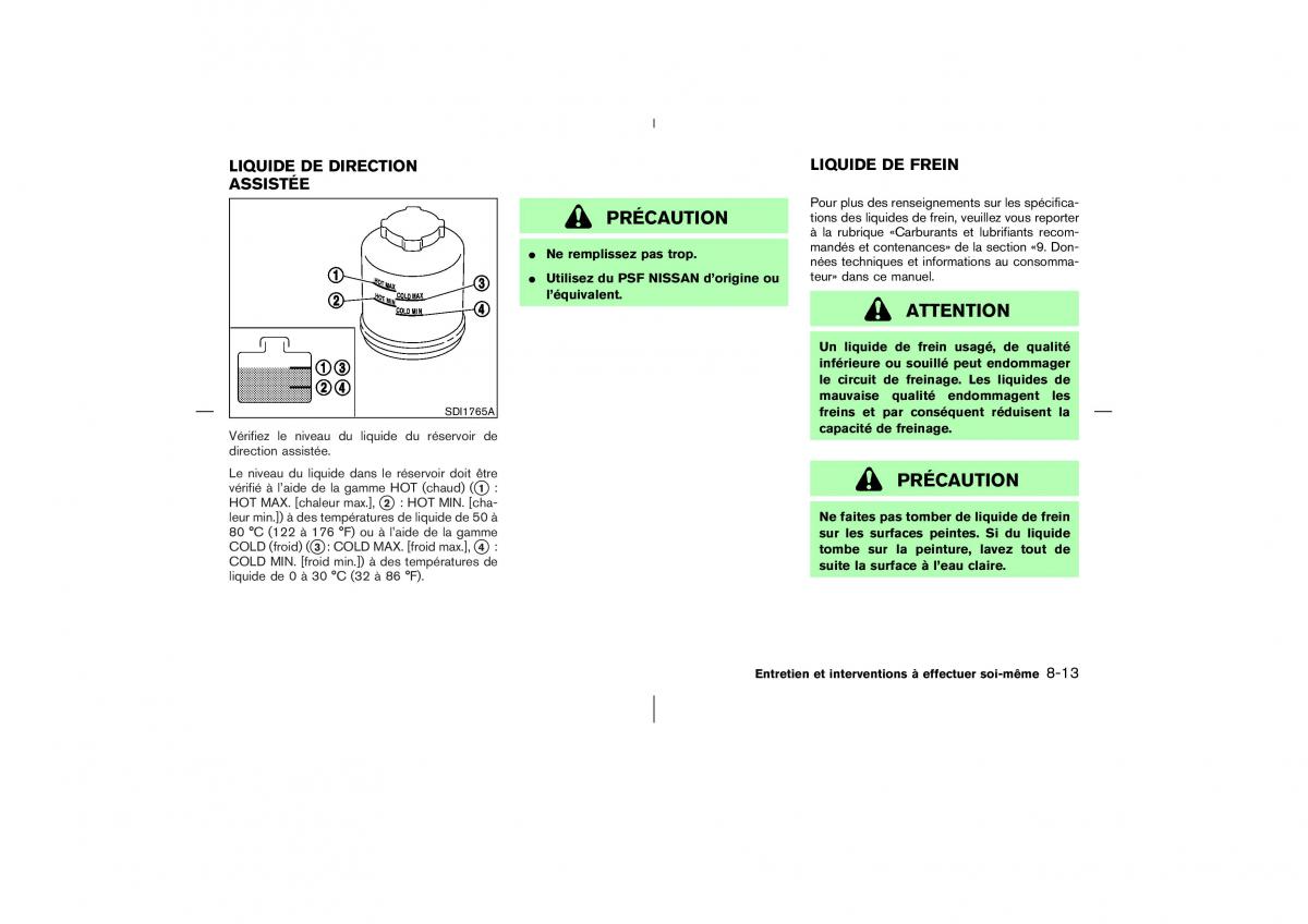 Nissan Murano Z50 manuel du proprietaire / page 302