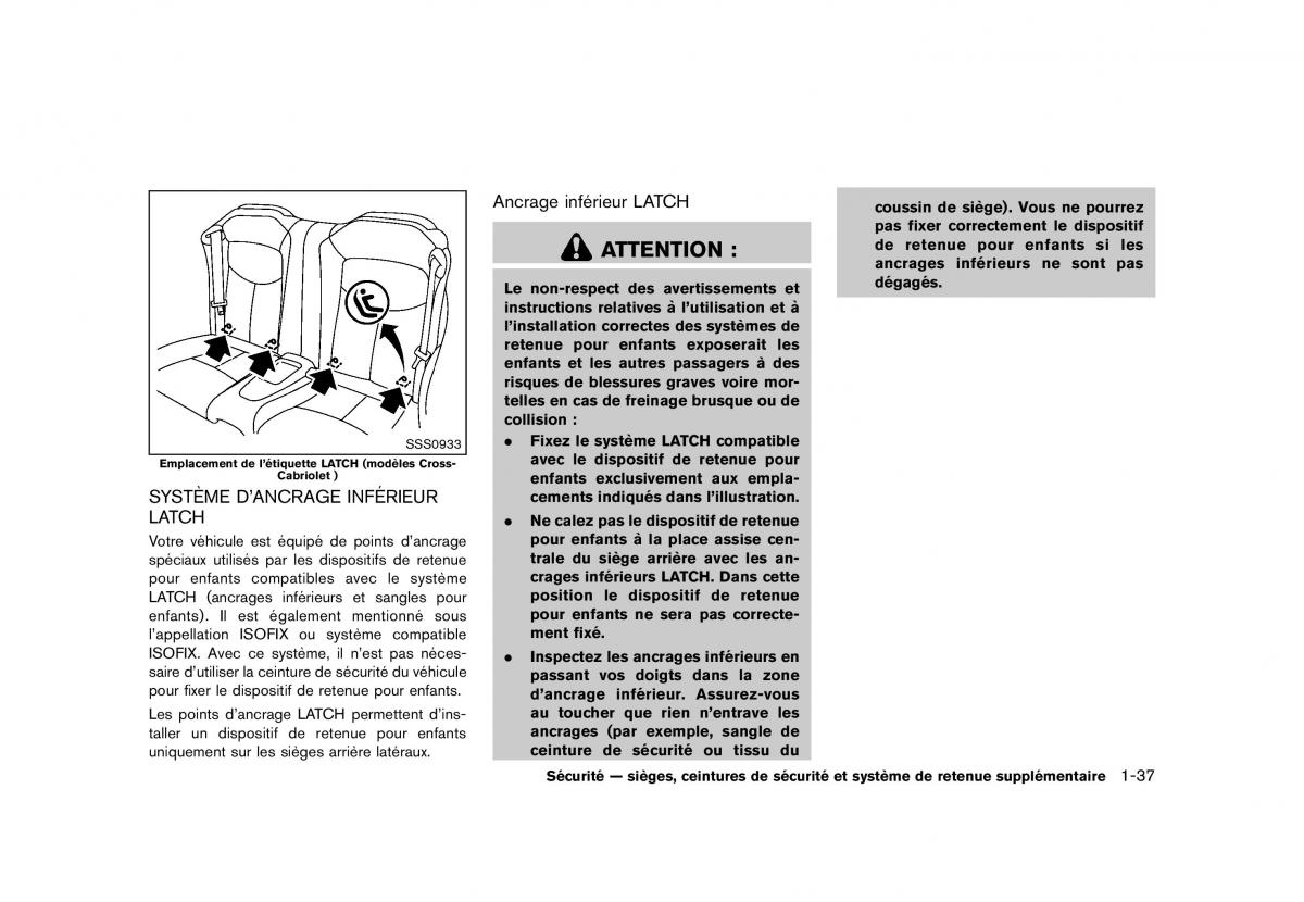 Nissan Murano Z51 manuel du proprietaire / page 61