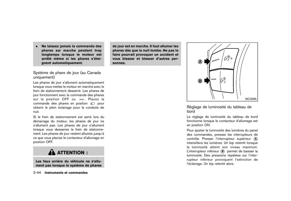 Nissan Murano Z51 manuel du proprietaire / page 142