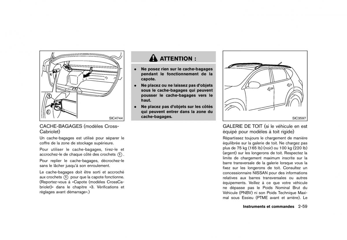 Nissan Murano Z51 manuel du proprietaire / page 157