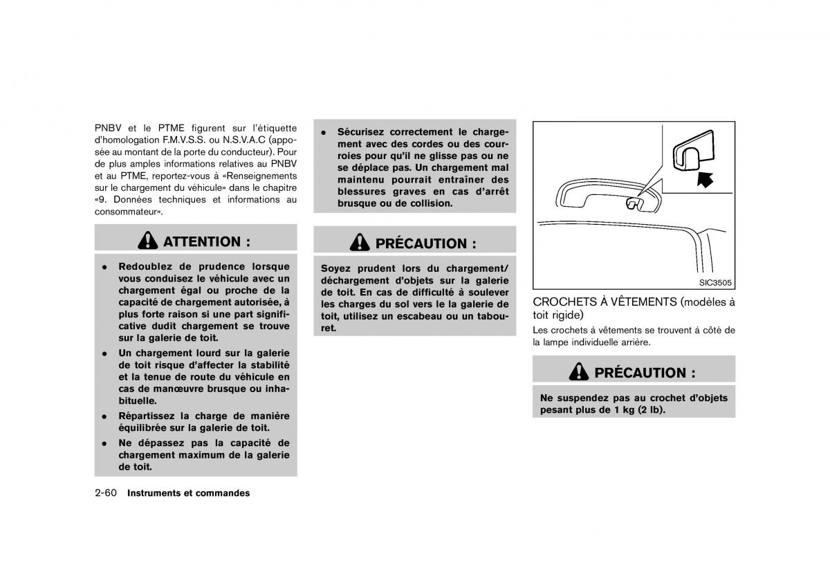 Nissan Murano Z51 manuel du proprietaire / page 158