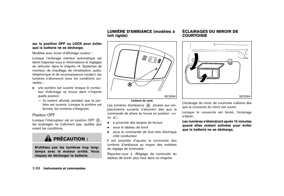 Nissan Murano Z51 manuel du proprietaire / page 166