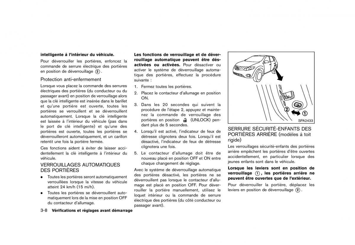 Nissan Murano Z51 manuel du proprietaire / page 180