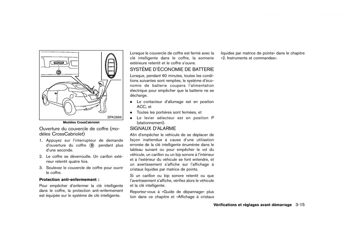 Nissan Murano Z51 manuel du proprietaire / page 187