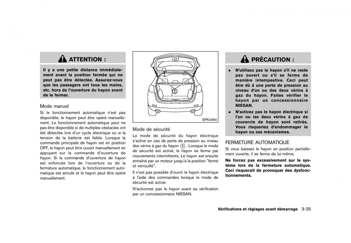 Nissan Murano Z51 manuel du proprietaire / page 197