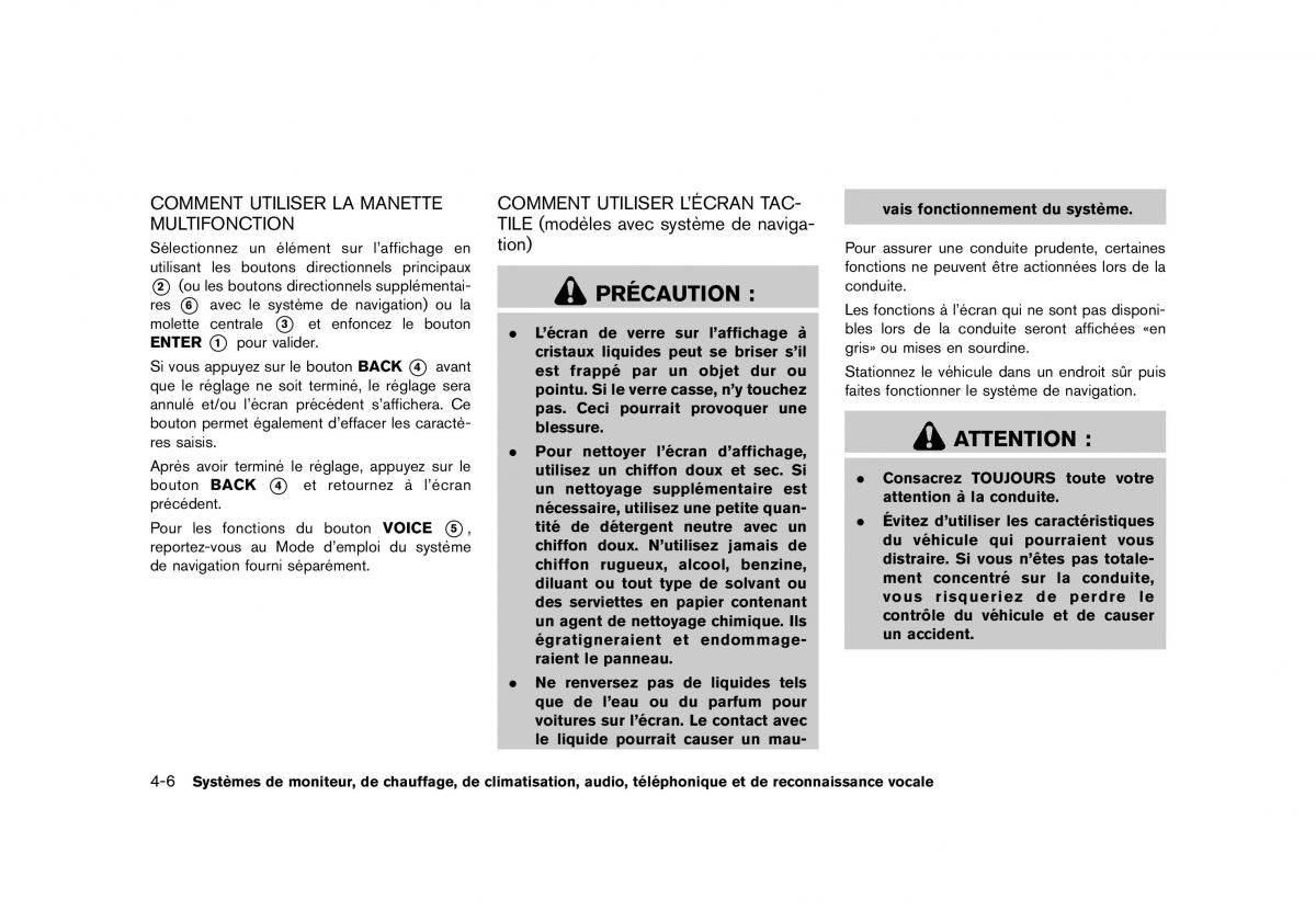 Nissan Murano Z51 manuel du proprietaire / page 234