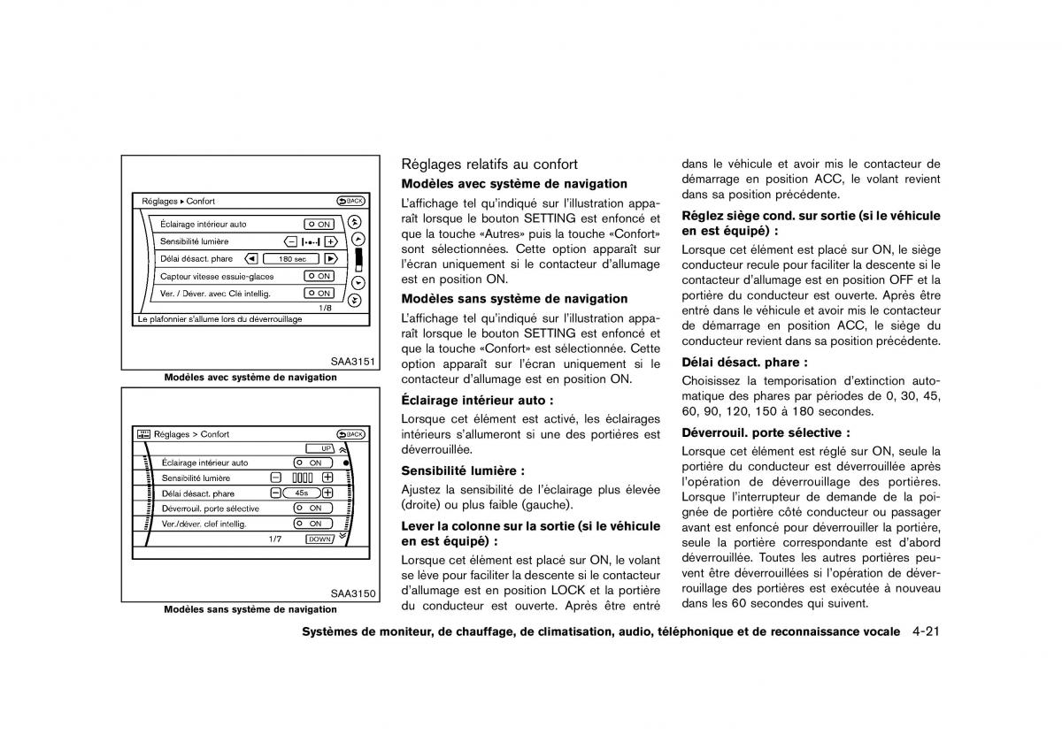 Nissan Murano Z51 manuel du proprietaire / page 249