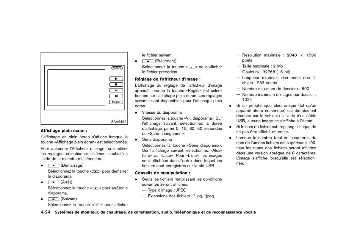 Nissan Murano Z51 manuel du proprietaire / page 252