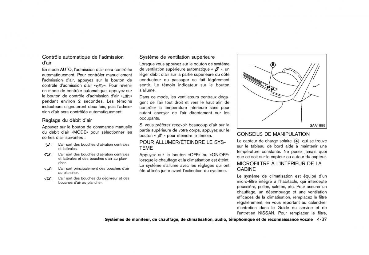 Nissan Murano Z51 manuel du proprietaire / page 265