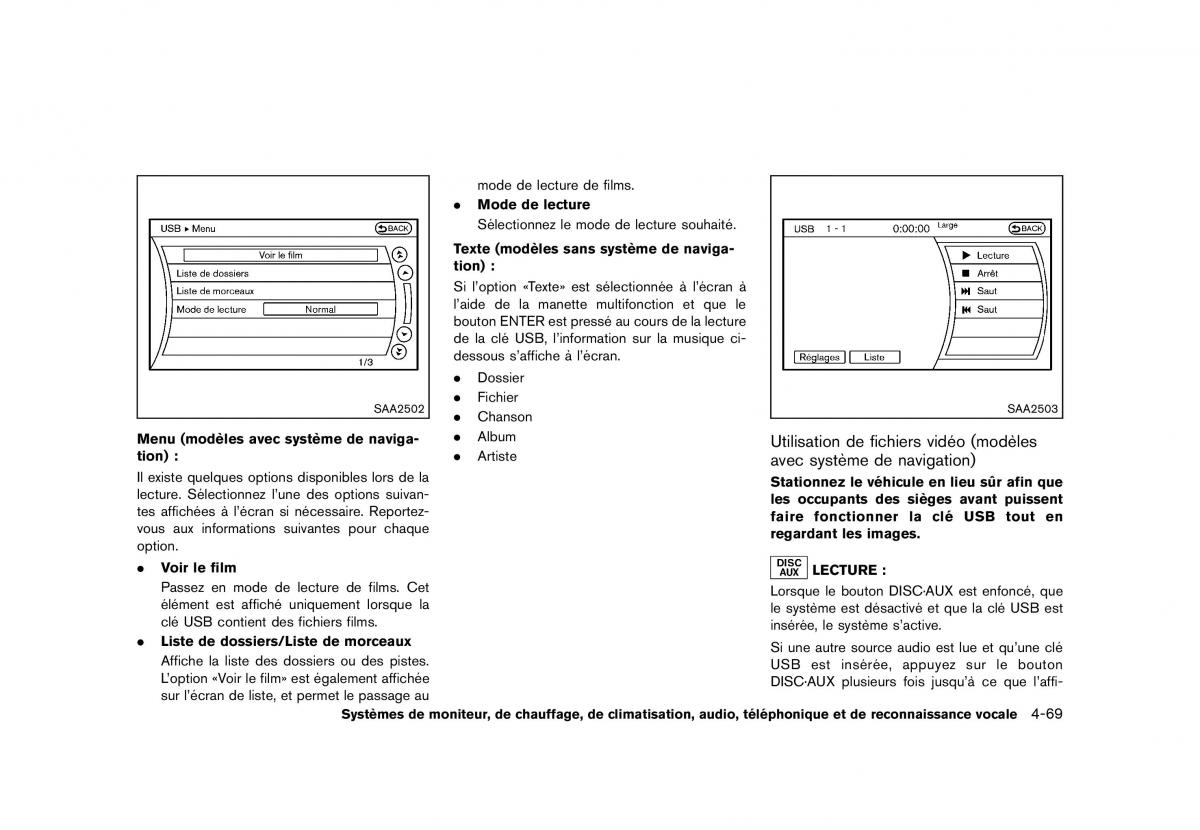 Nissan Murano Z51 manuel du proprietaire / page 297