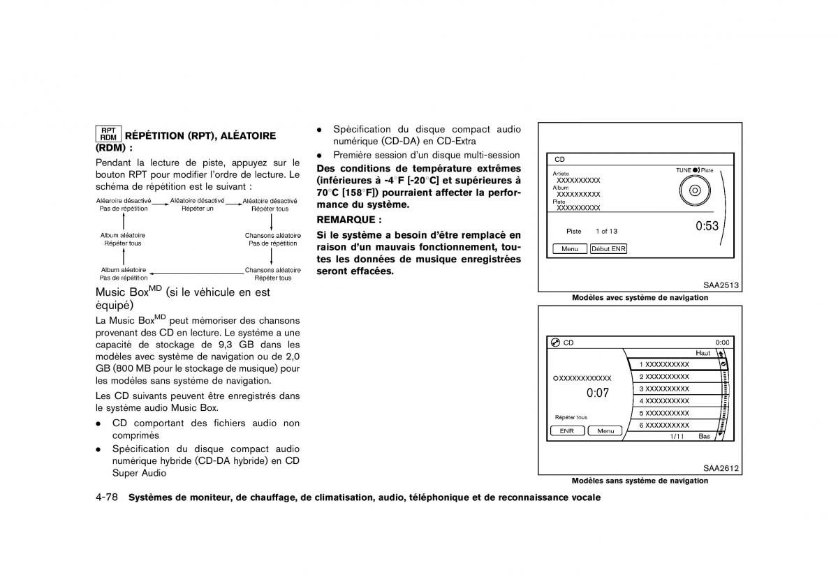 Nissan Murano Z51 manuel du proprietaire / page 306