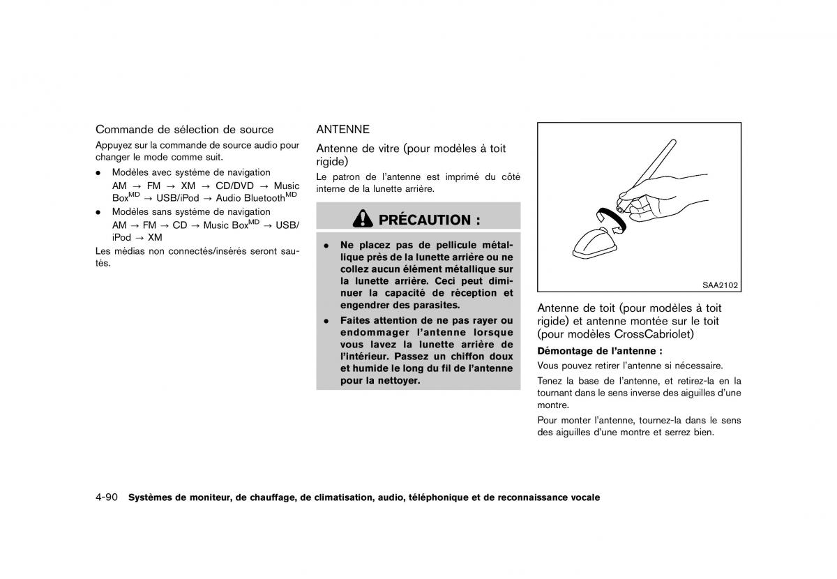 Nissan Murano Z51 manuel du proprietaire / page 318