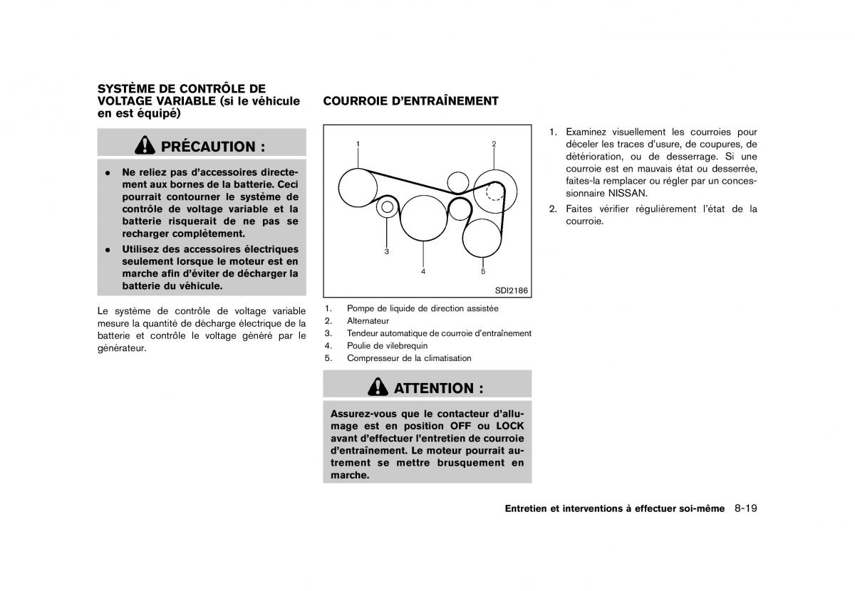 Nissan Murano Z51 manuel du proprietaire / page 465