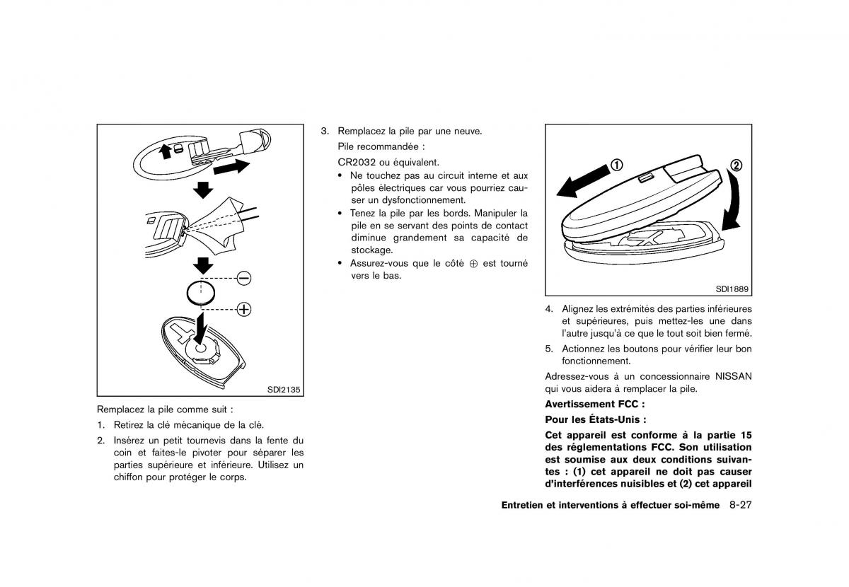 Nissan Murano Z51 manuel du proprietaire / page 473