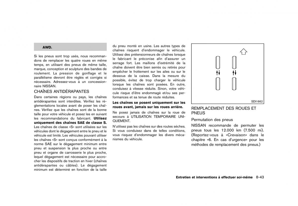 Nissan Murano Z51 manuel du proprietaire / page 489